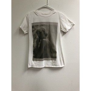 Taylor Swift Short Sleeve White Tee t-shirt  "I Knew You" Cardigan Lyrics Small